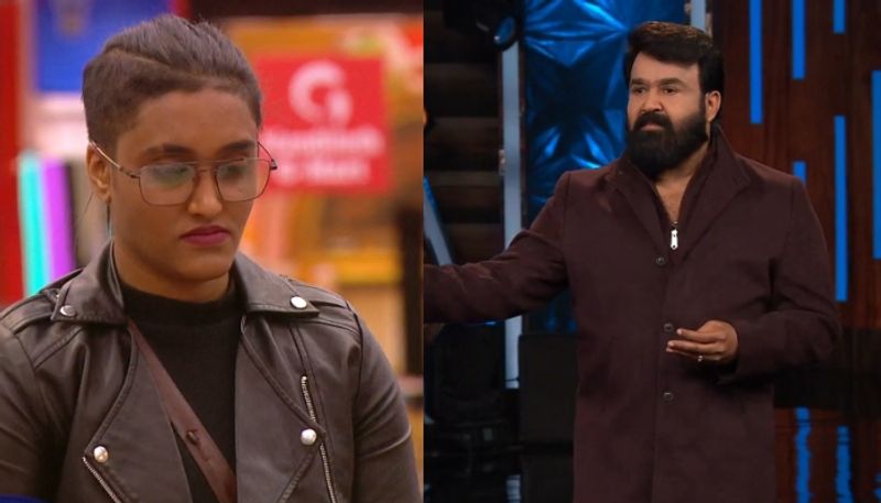 bigg boss malayalam season 4 mohanlal criticize jasmine m moosa