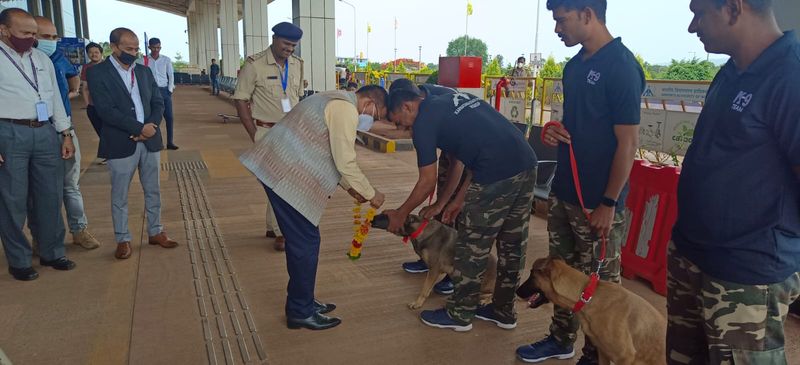 belgian shepherd security dogs Comes To Hubballi Airport rbj