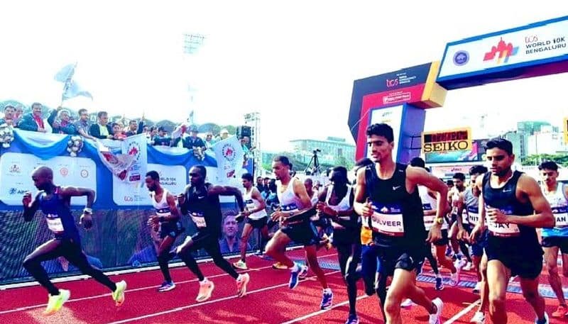 Kimeli Cheptai smash course records to win Bengaluru TCS World 10K kvn