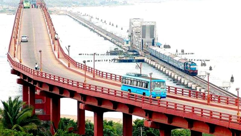 Rameswaram pamban bridge history 