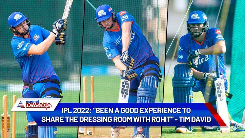 Indian Premier League, IPL 2022, MI vs SRH, Mumbai-Hyderabad: Been a good experience to share the dressing room with Rohit Sharma - Tim David-ayh