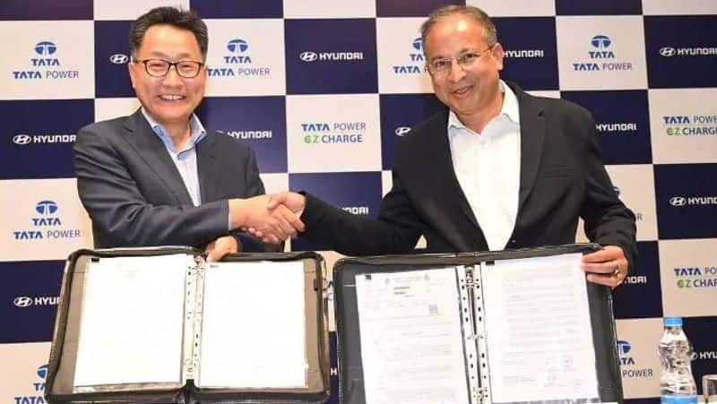 Hyundai Motor India Announces Strategic Partnership With Tata Power For Developing EV Infrastructure