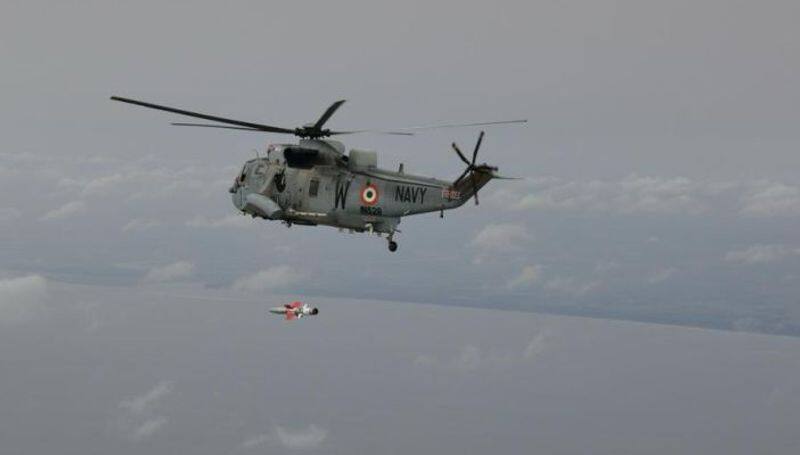 New 'Made in India' anti-ship missile test-fired from Seaking 42B