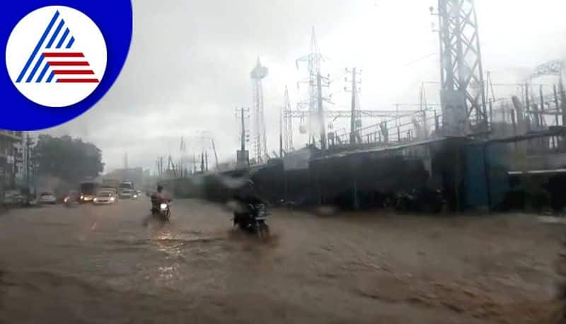 Heavy Rain At Nelamangala In Bengaluru gvd