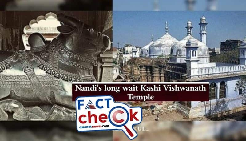 Nandi Idol From Wai Maharashtra is Being Shared As That Of Varanasi Gyanvapi Mosque mnj 