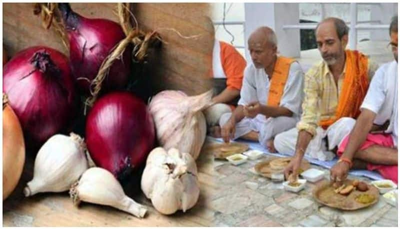 why brahmins and Vaishnavas do not consume onions garlic suh