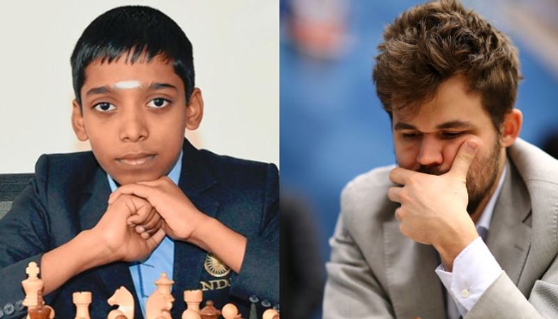 Chess World Cup Final R Praggnanandhaa vs Magnus Carlsen First Game Ends In A Draw kvn