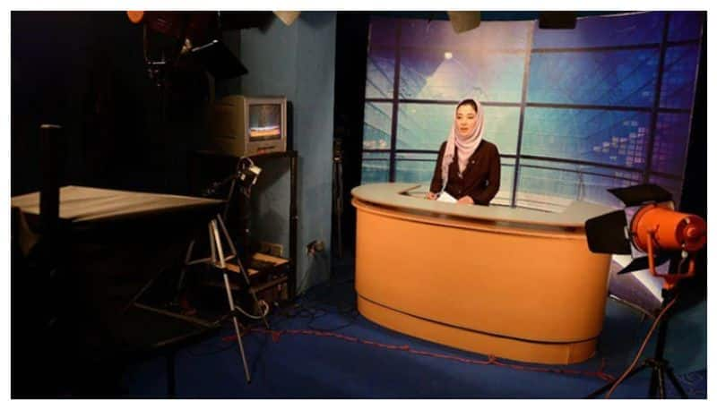 Afghan Women TV Hosts Cover Faces After Taliban Diktat