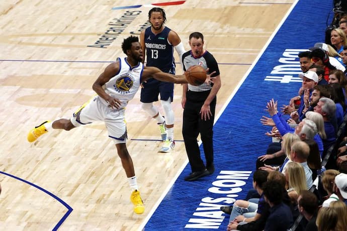 NBA Western Conference Finals: Andrew Wiggins powers Warriors to 3-0 lead over Mavericks