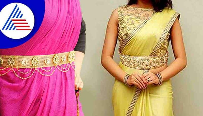 Do Not Carry The Belt With The Sari Like This At All