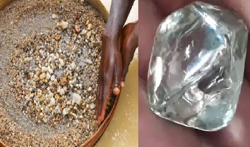 village lady finds coslty diamond in mine at madhya pradesh