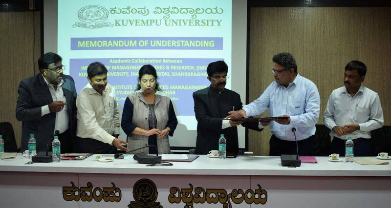 Knowledge skills for competitive industry kuvempu university signed an agreement with Kirloskar Management Company karnataka ckm