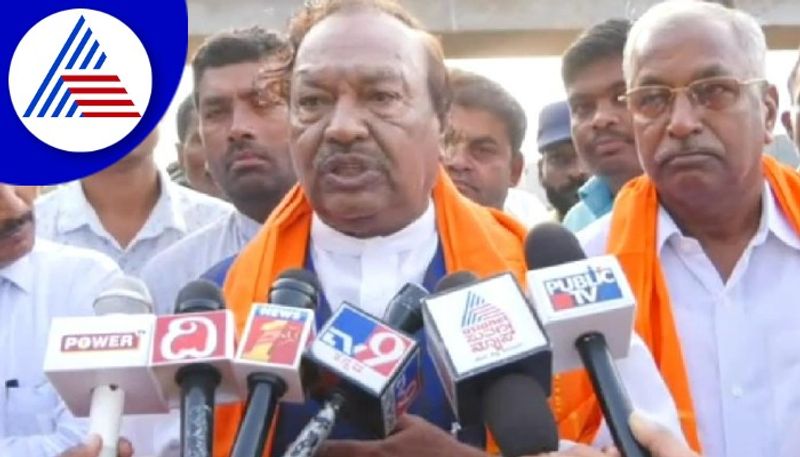 DK Shivakumar is sure to go to jail Says KS Eshwarappa gvd