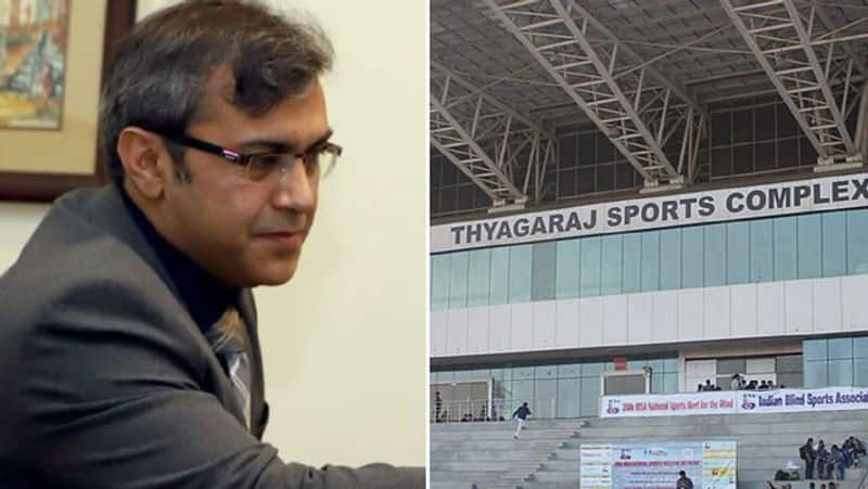 Delhi Thyagraj Stadium Dog walking IAS transferred to Ladakh