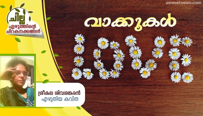 chilla malayalam poem by Sreekala Sivasankaran