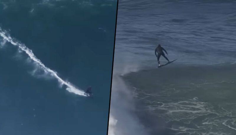 German surfer creates Guinness World Record by riding on 86-Feet wave; watch his video - gps