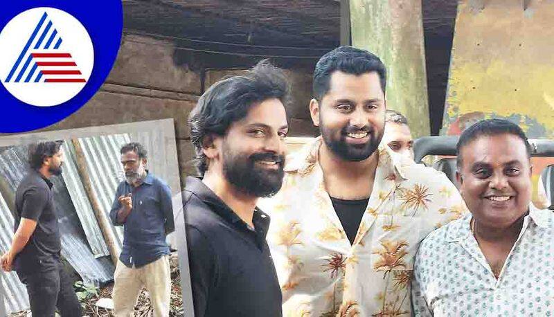 Kannada Dhananjay visits Abhishek Ambareesh Duniya Suri bad manners shooting set vcs