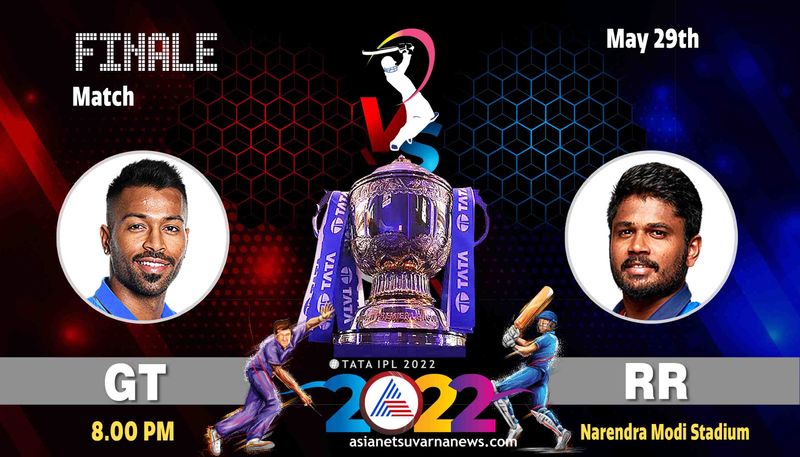 IPL 2022 Final Gujarat Titans face Rajasthan Royals in title clash kvn