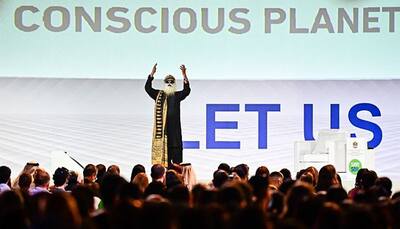 After bike-ride through 26 nations, Sadhguru enters India with 'Save Soil' message