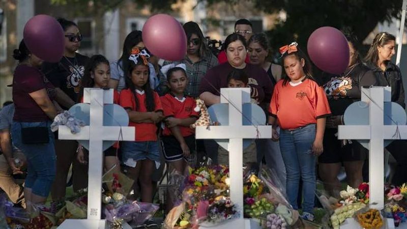 Pretending to be dead to escape, bloodied, says children who survived a Texas shooting