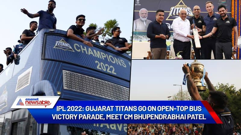 IPL 2022, Indian Premier League: Gujarat Titans go on open-top bus victory parade, meet chief minister CM Bhupendrabhai Patel-ayh