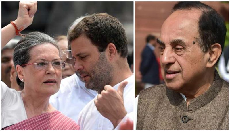 Rahul Gandhi is an idiot.. Sonia is helpless.. BJP leader Subramanian Swamy's sensational comments RMA