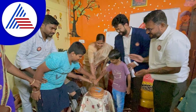 Vijayapura ZP CEO Rahul Sindhe Visit Rehabilitation Center for the Disabled gvd