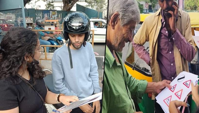 2 wheeler and 4 wheeler drivers in Bengaluru clueless about traffic signs, reveals survey