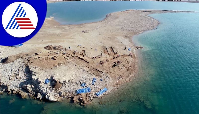 Ancient Bronze Age city reemerges from Iraq river after extreme drought pod