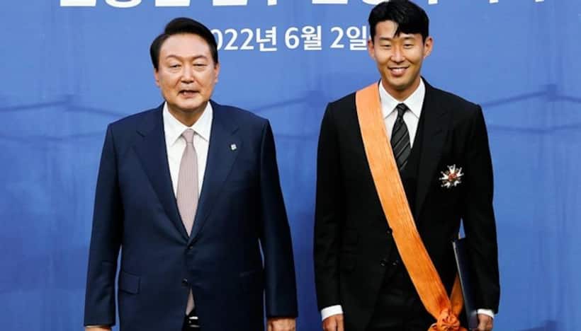 Tottenham fans ecstatic after Son Heung Min given South Korea's top sporting honour