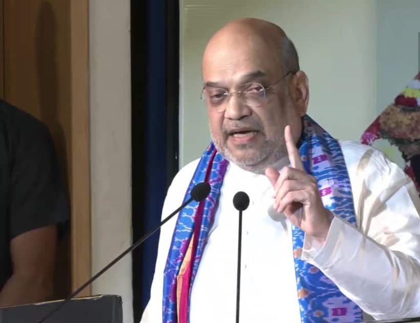 ఎన్నికల ప్రచారంలో హోంమంత్రి అమిత్ షాకు ప్రమాదం... 