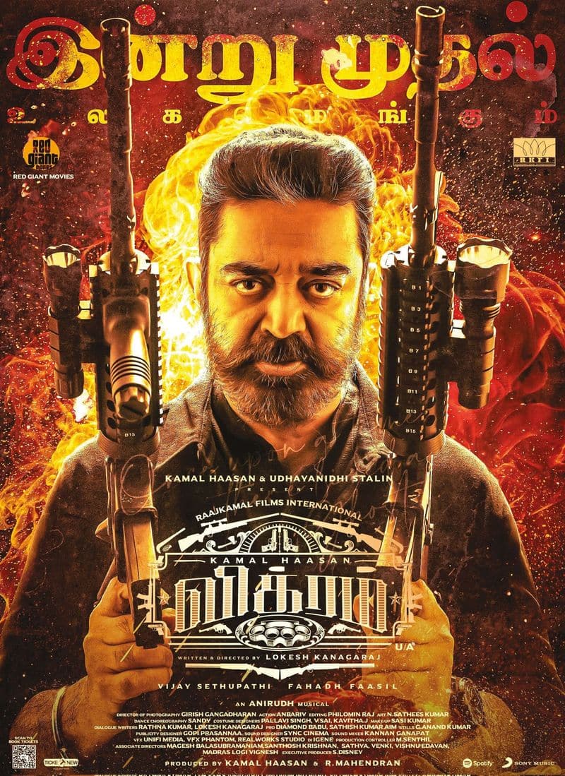 Kamal haasan starrer vikram movie Twitter review