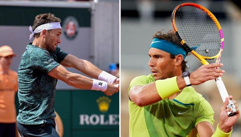 Rafael Nadal takes Casper Ruud today in French Open final 