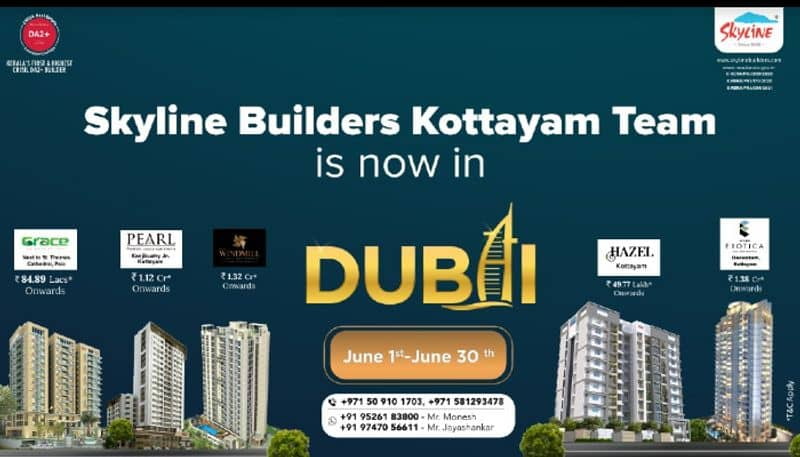 skyline luxury apartments at kottayam get easy buy to gulf malayalies