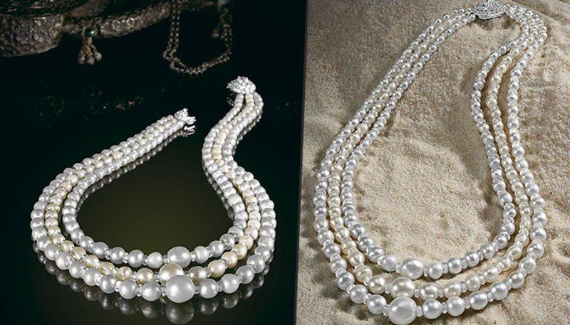 Extremely rare natural salt water pearl necklace sells for Rs 6 dot 2 crore at online auction gcw