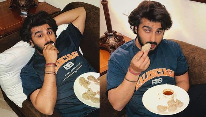 arjun kapoor shares photos of he eats momos and he interacts with followers 