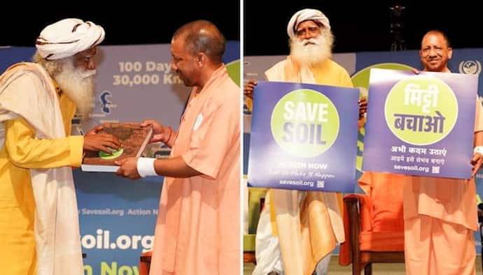 What UP's Yogi Adityanath said on Sadhguru's Save Soil Mission
