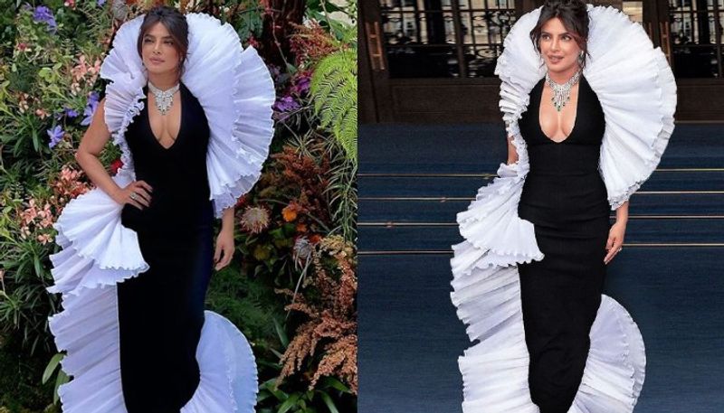 priyanka chopra shares photos of her howing new fashion statement 