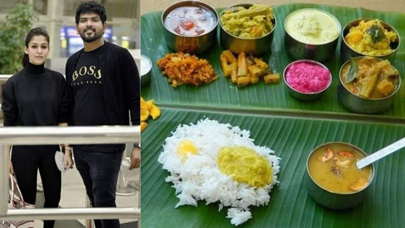 full menu list of Foods served in Nayanthara vignesh shivan wedding 