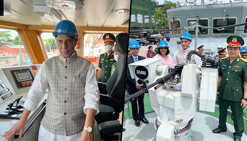 Defence Minister Rajnath Singh hands over 12 high-speed guard boats to Vietnam snt