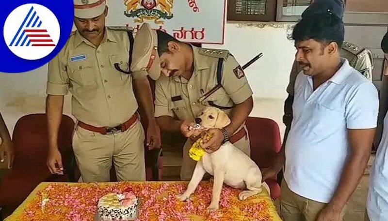 Charlie naming to Police Dog in Mangaluru grg