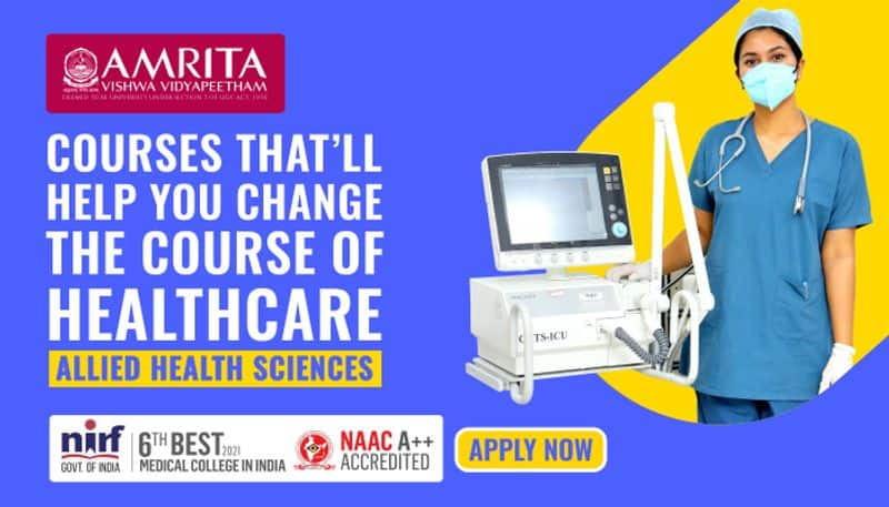 Allied Health Sciences Admissions 2022 Amrita