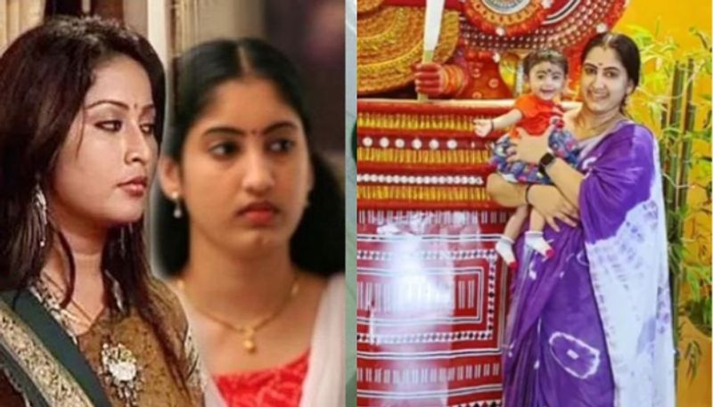 serial manasaputhri star shared video with her daughter