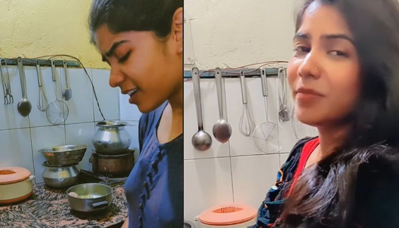 woman from jharkhand sings in kitchen and goes viral 