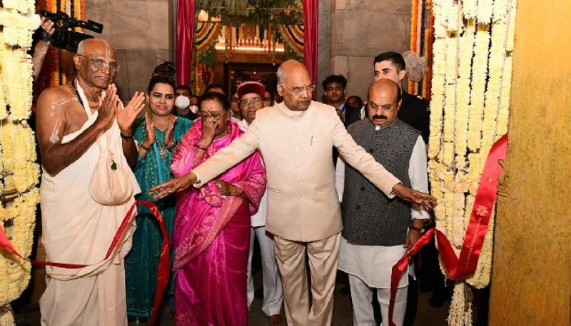 President Ram Nath Kovind Inaugurates ISKCON Sri Rajadhiraja Govinda Temple pod