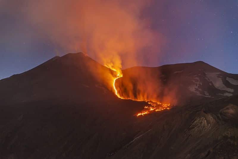 Mount Etna, Most active volcano of Europe, erupts, spews ash on Catania