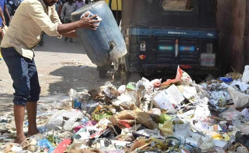 Lack of Environmental Cleanliness in Kollur Mookambika Temple Premises in Udupi grg