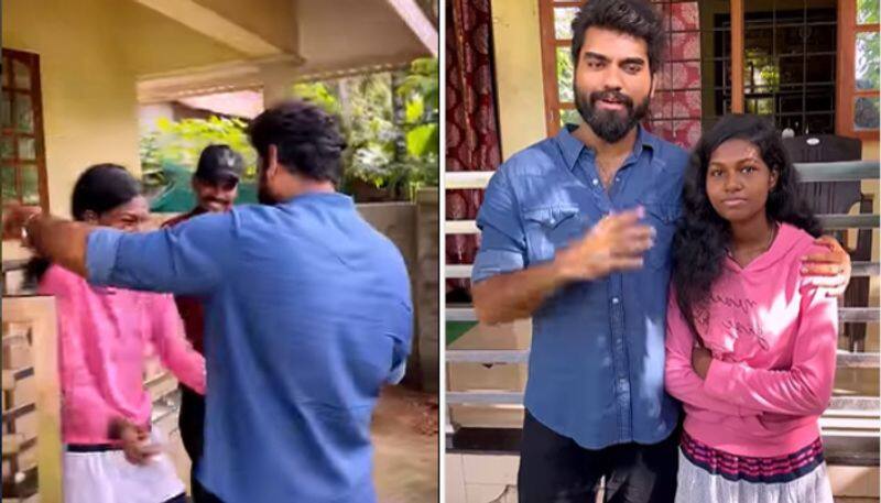 bigg boss contestant  Dr robin visits his fan girl ammu