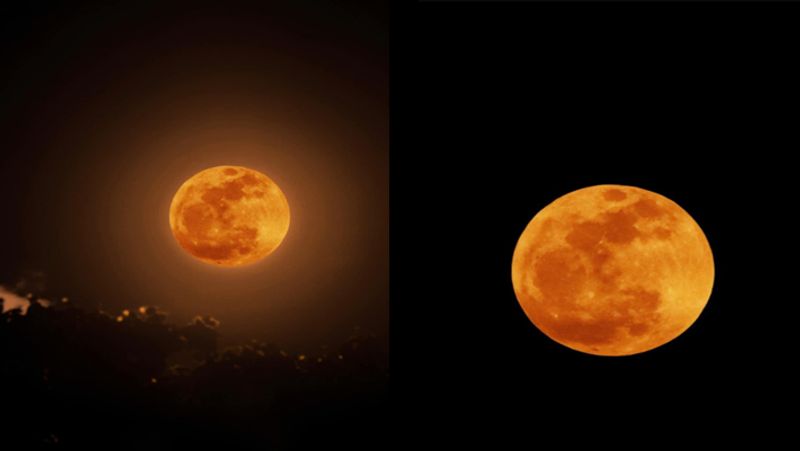 Strawberry Super Moon Lights Up The Night Sky On June 14, 2022 