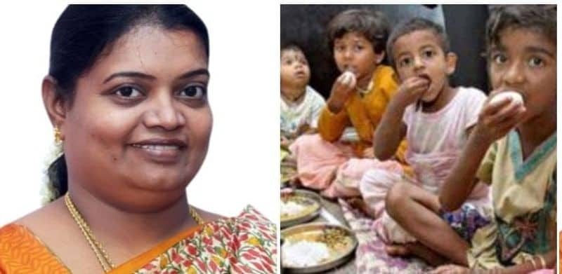 Tamilnadu Minister Geetha Jeevan denied Annamalai's accusation that rotten eggs served to school children ray